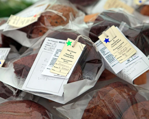 Photo of cakes at The New Forest Show.