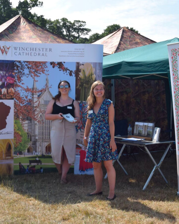 Photo of a trade stand at The New Forest Show.