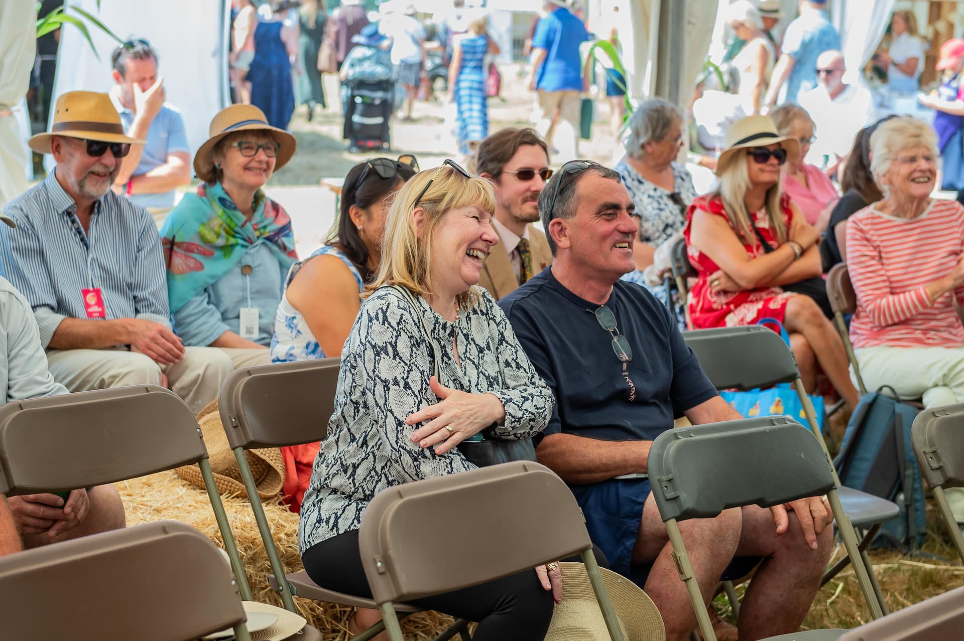 A live chef demonstration at the New Forest Show