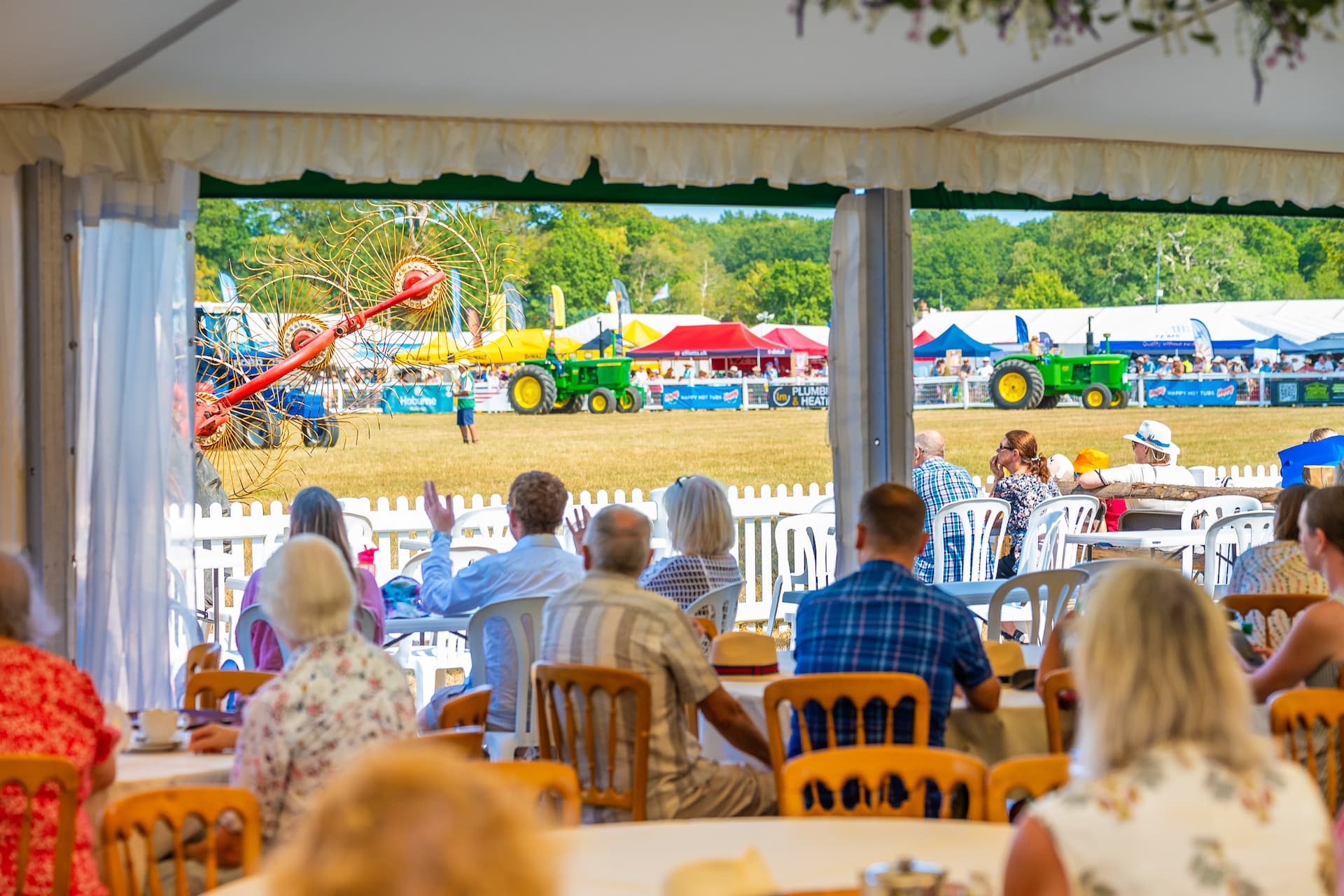 Views over the East Ring from the Members' Tea Room