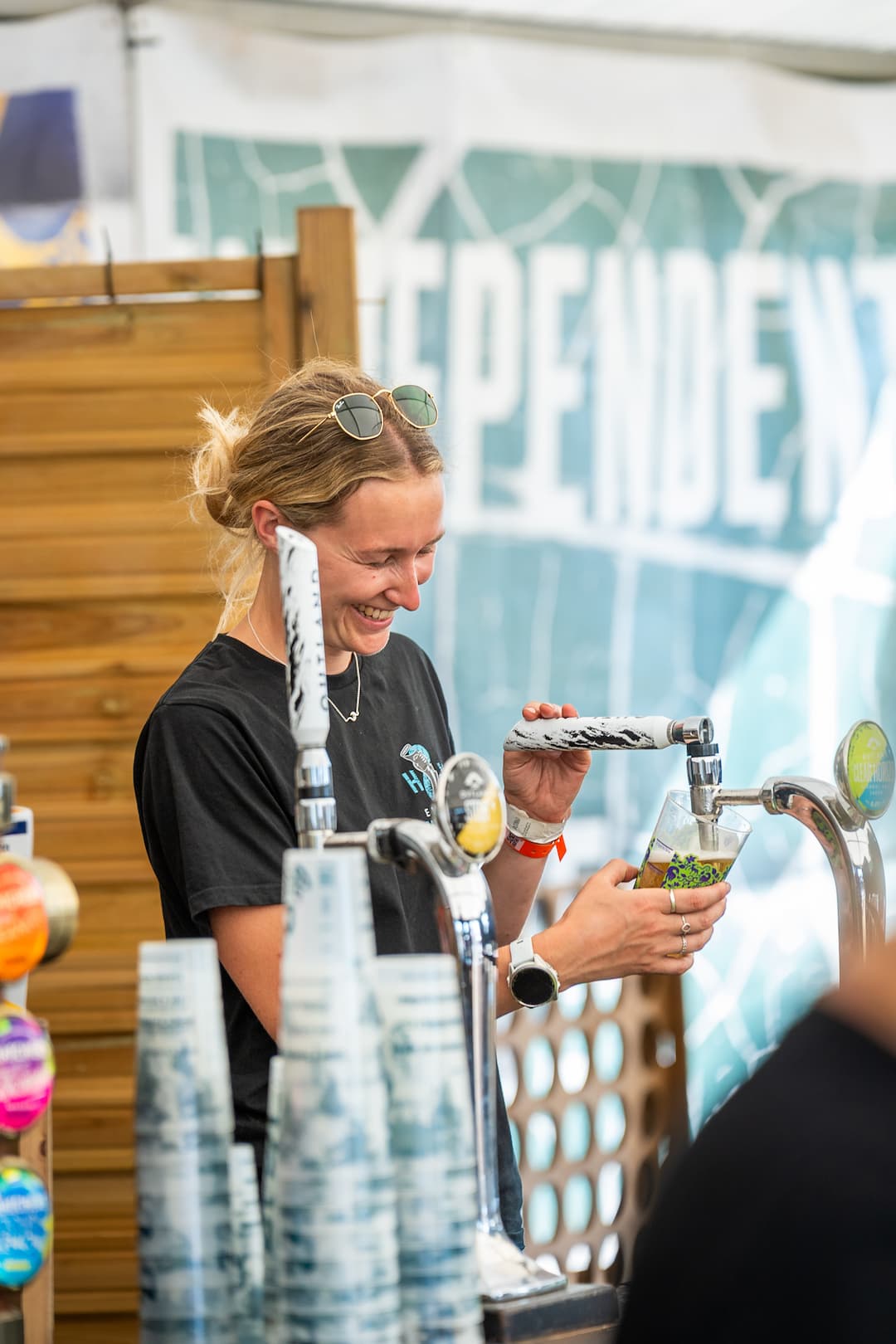 The bars at the New Forest Show