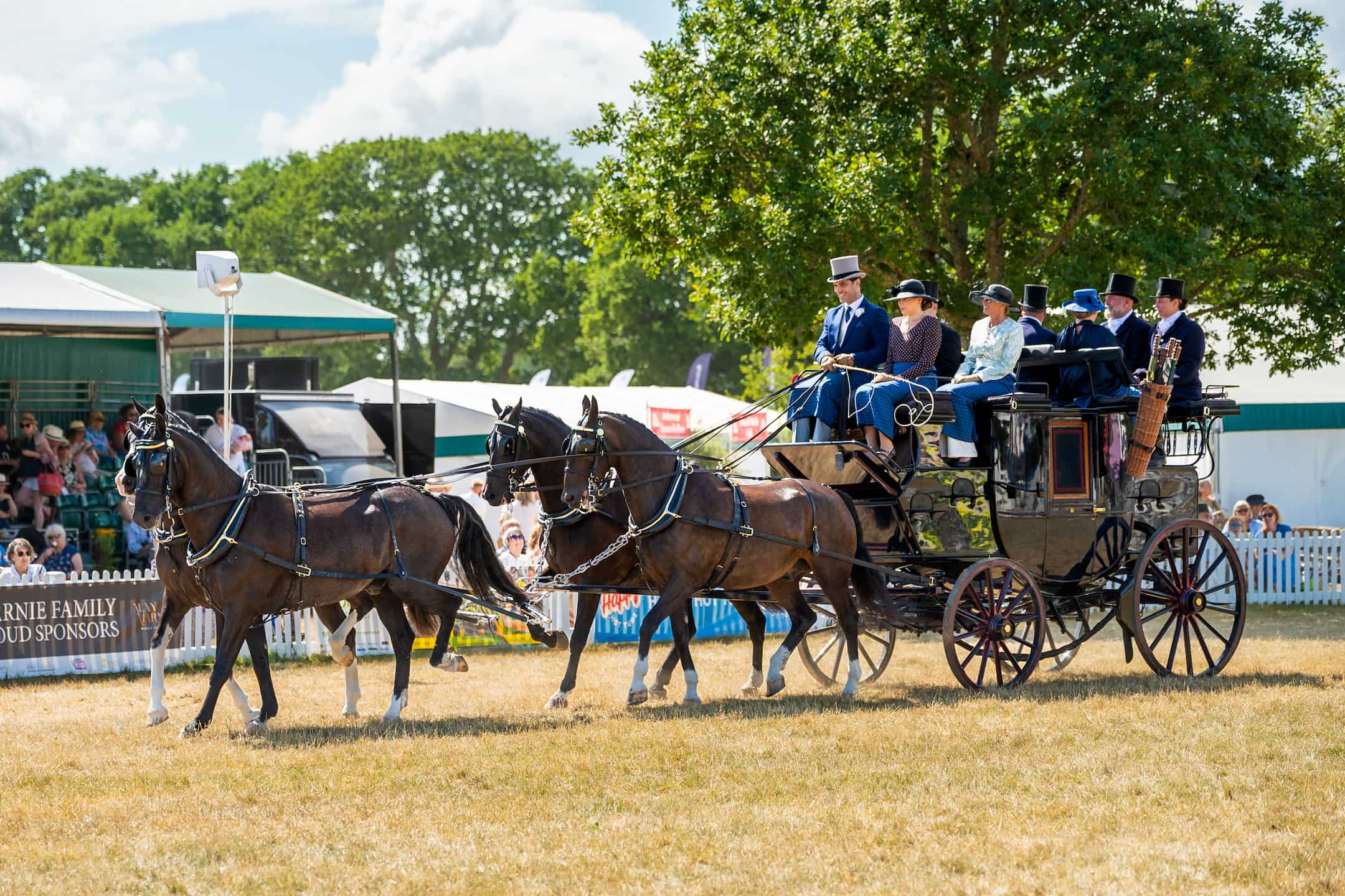 The coaching display in the main ring